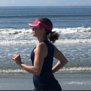 Anne Peled, M.D. Exercising Running on San Francisco Breach