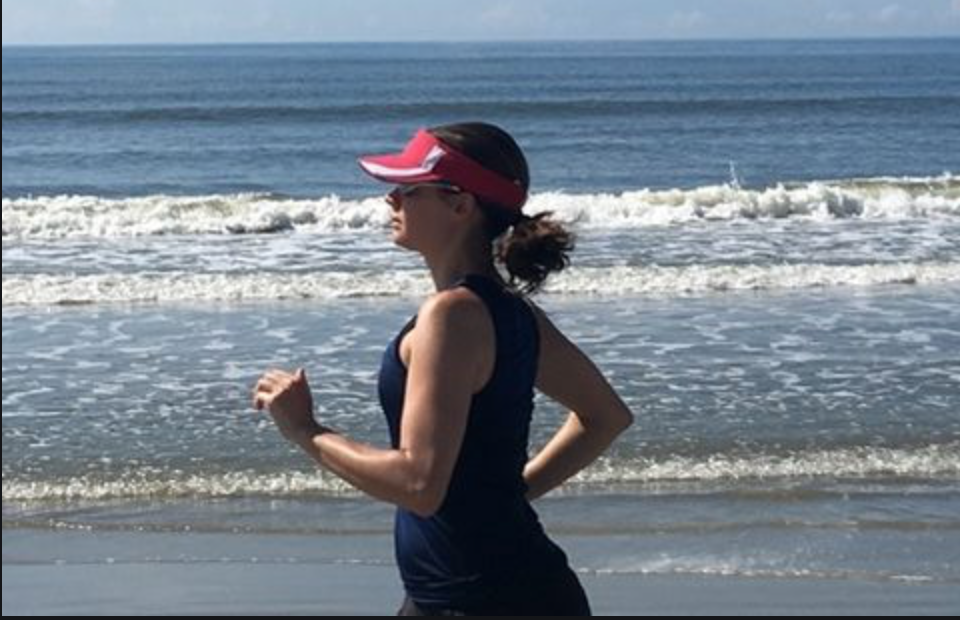 Anne Peled, M.D. Exercising Running on San Francisco Breach