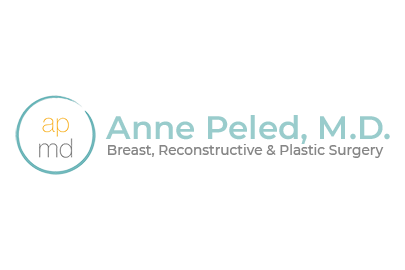APMD in middle of circle with Anne Peled, MD typed out next to it with Breast, Reconstructive & Plastic Surgery written under it